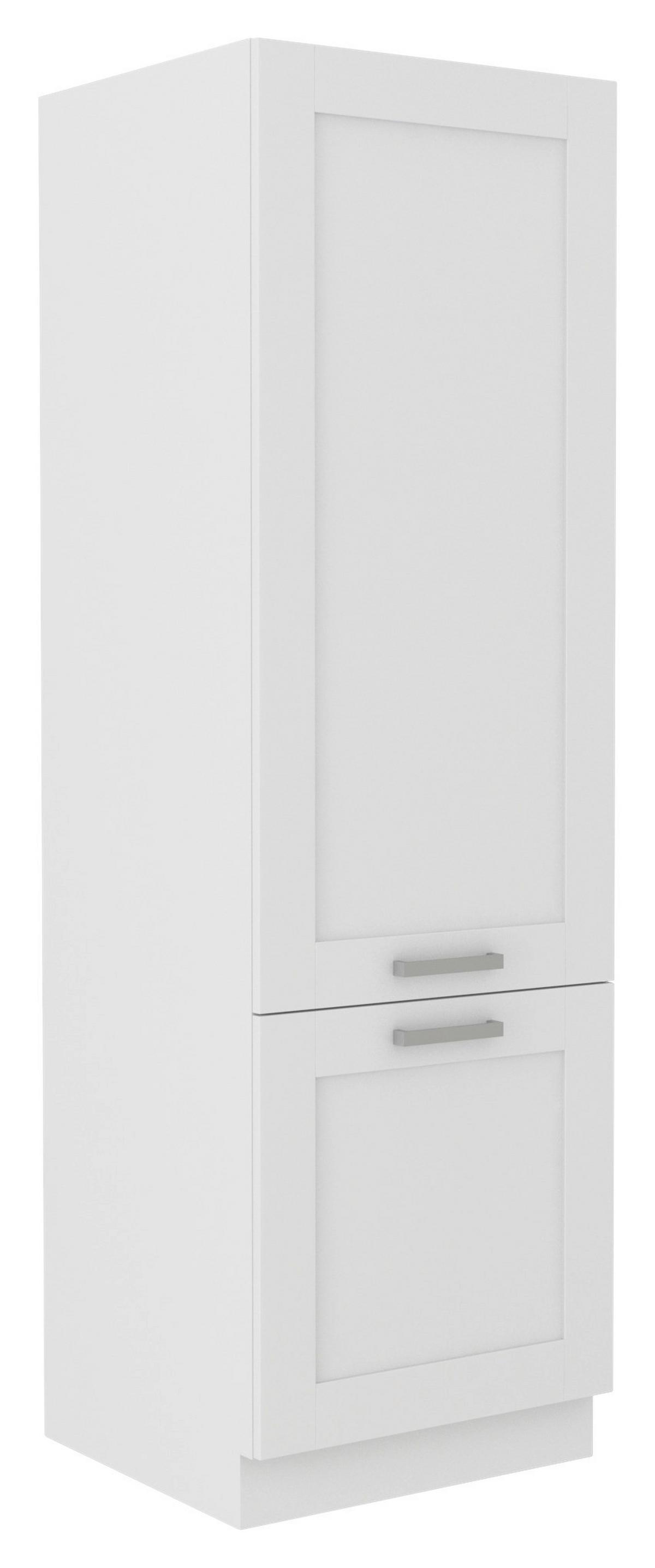 SKRINKA NA RIAD LUISA        GE50 - biela/strieborná, Romantik / Landhaus, kov/kompozitné drevo (50/200/57cm) - Ondega