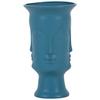 Vase Herodes Porzellan Blau H: 29,5 cm - Blau, MODERN, Keramik (17/29,5cm) - Luca Bessoni