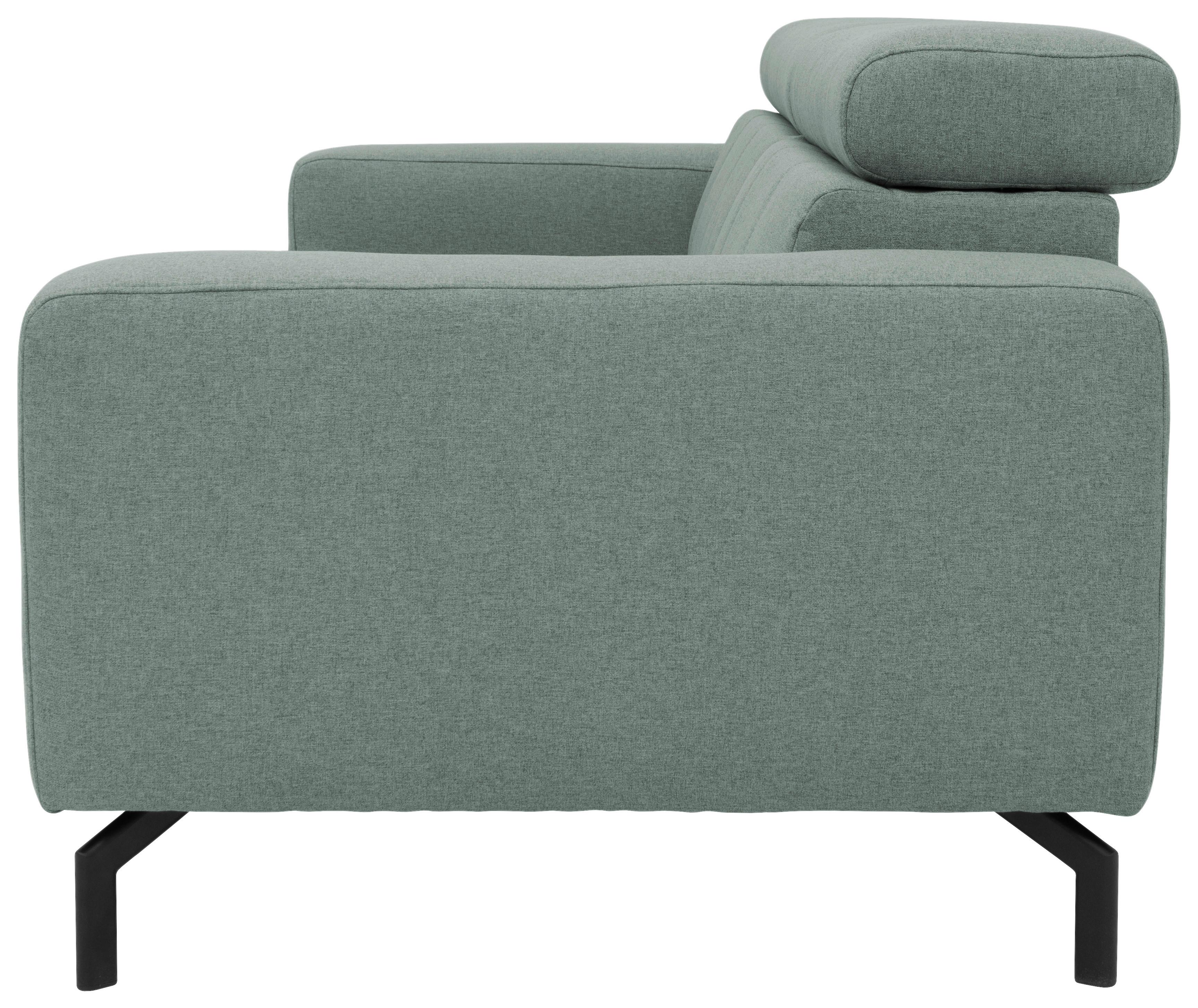 3-Sitzer-Sofa Kopfteil verstellbar Cunelli Türkis