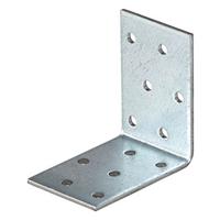 Winkelverbinder Bxl: 40x60 Mm Alufarben, Aus Stahl Verzinkt - Alufarben, KONVENTIONELL, Metall (4/6cm)