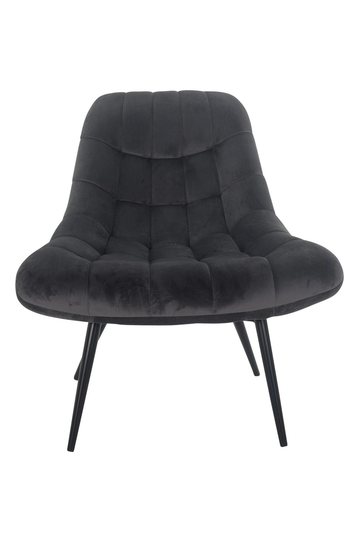 Xxl-sessel Grau, Schwarz B: 76 Cm - Schwarz/Grau, MODERN, Textil (76cm) - Livetastic