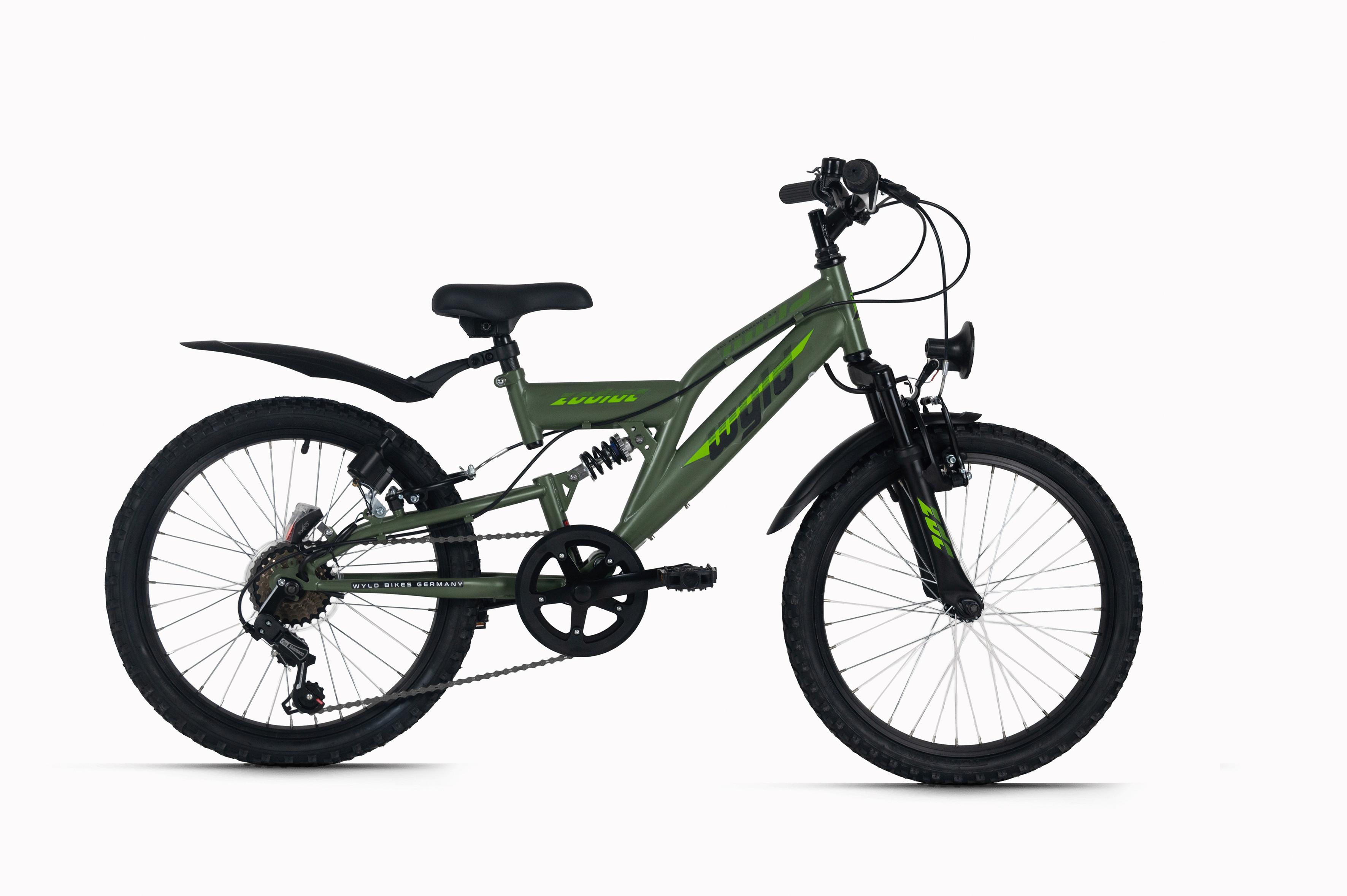 WYLD MTB FULLY ATB 20'' Zodiac grün - Grün, LIFESTYLE, Metall (25cm)