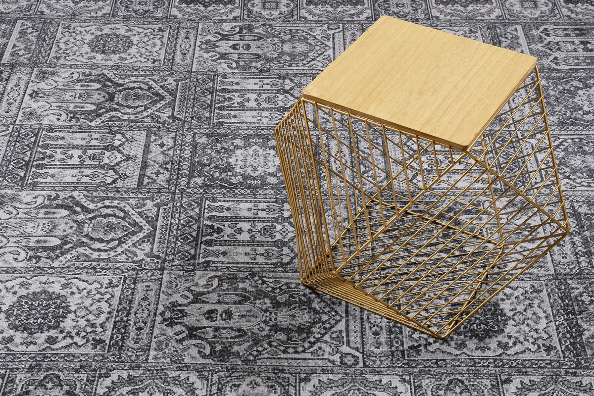 Flachwebeteppich Fresh Bachtiar - Grau, Design, Textil (120/170cm) - WECON HOME