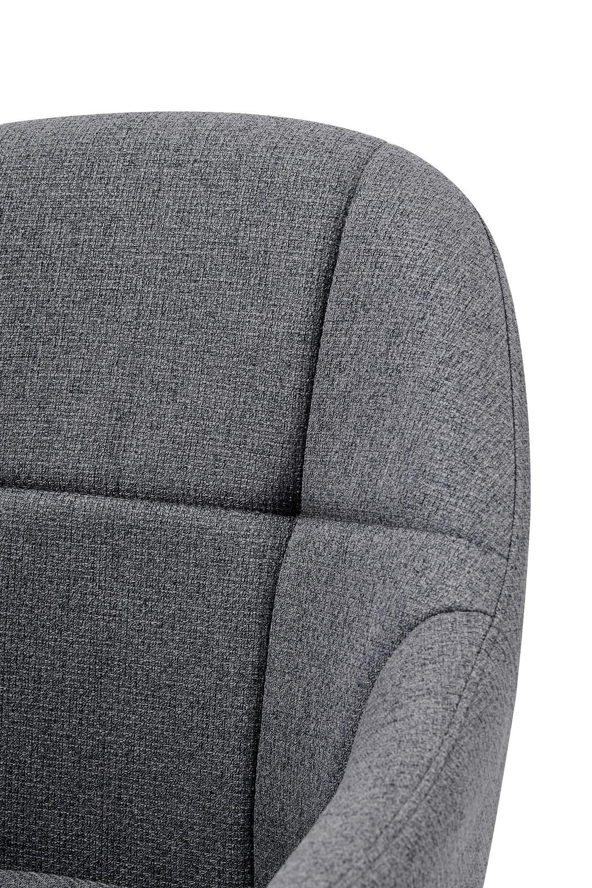 Vierfußstuhl Modo Grau/Schwarz B: 57 cm - Schwarz/Grau, MODERN, Holz/Textil (57/84,5/60,5cm) - Livetastic