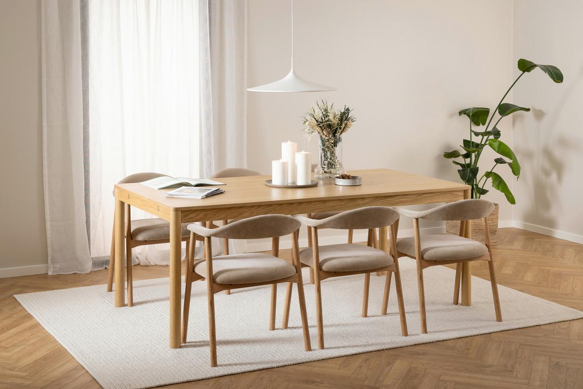 Esstisch Atlantic 0000104596 - Eichefarben, Design, Holzwerkstoff (200/75/100cm) - MID.YOU
