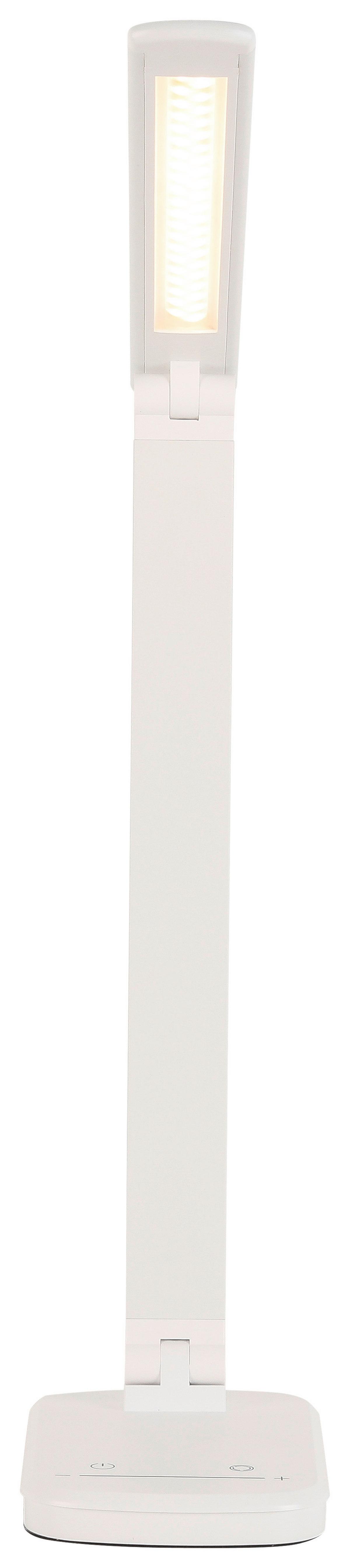 Stolní LED svítidlo TOMI - bílá, Moderní, kov/plast (38,5/10,2/35,9cm) - Mömax