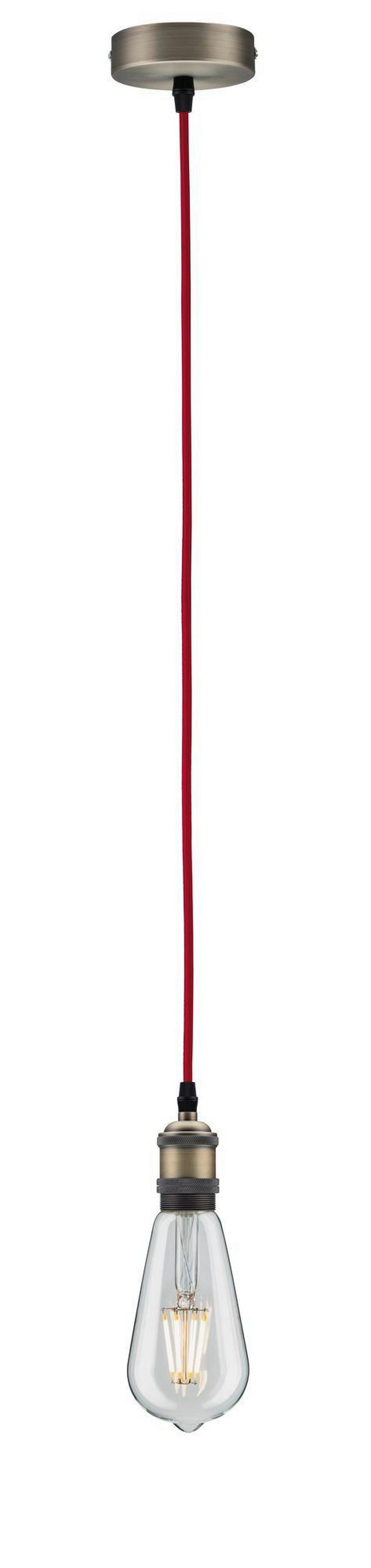 Hängeleuchte H: 200 cm 1-Flammig dimmbar - Basics (10,0/200cm) - Paulmann