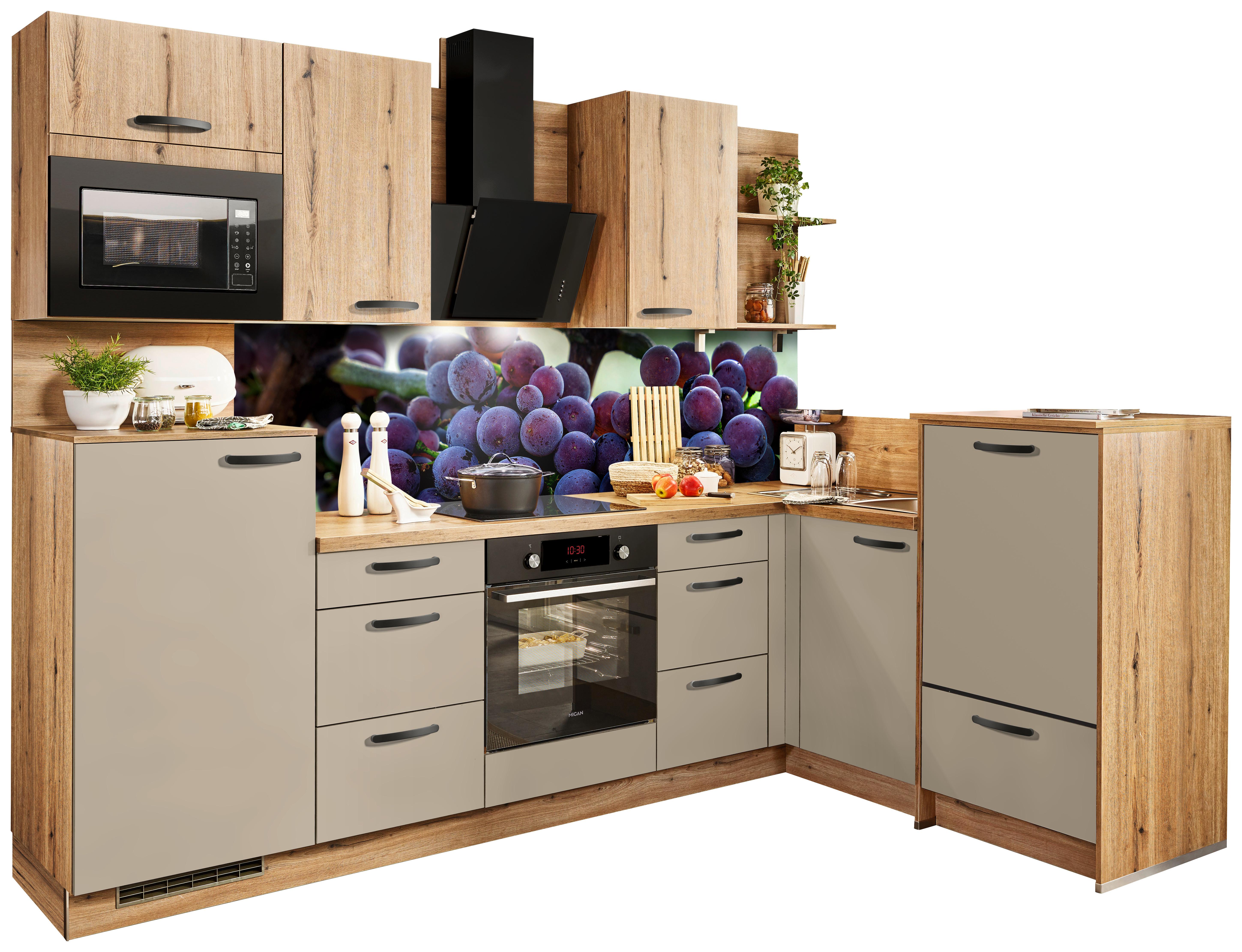 Eckküche Clean/Plan - Basics, Holzwerkstoff (280/178cm) - Express
