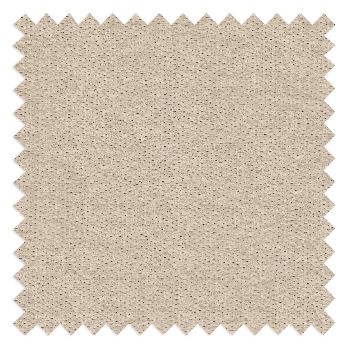 Récamiere Pako Creme B: 185cm - Creme/Braun, Design, Textil (185/93/75cm) - Livetastic