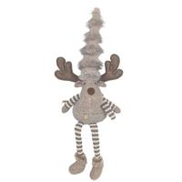 Skřítek GIMMY - šedá/hnědá, Konvenční, textil/plast (26/63/14cm) - Mömax