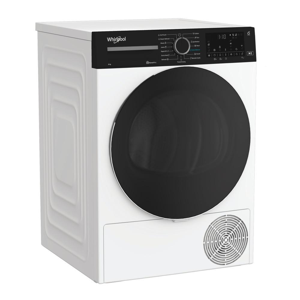 Szabadonálló Szárítógép Whirlpool Wp C8 Wbs Ee - fekete/fehér, Basics, műanyag/fém (59,8/84,6/60,7cm)