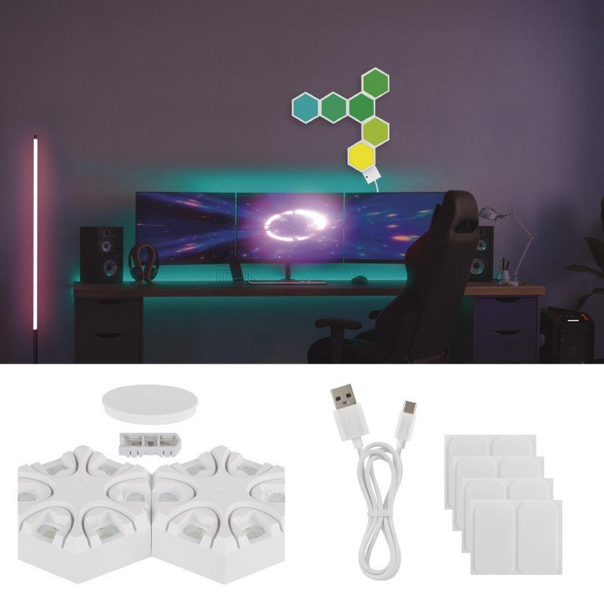 Led Asztali Lámpa Gosmart Hexagon - Basics