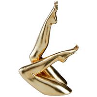 Tisch-Dekorationsgestell Lena - Goldfarben, Design, Naturmaterialien (20,5/12/30,5cm) - James Wood