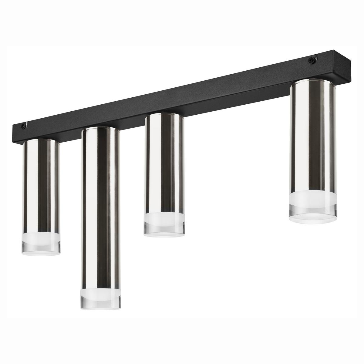 Deckenleuchte 39725 Diego - Chromfarben, Design, Metall (32/6/60cm)