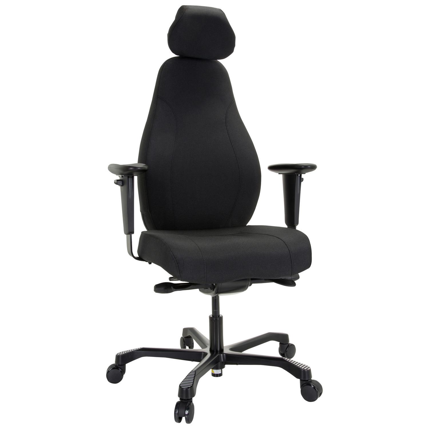 Drehstuhl Resistio XXL Schwarz 72x121x60 cm