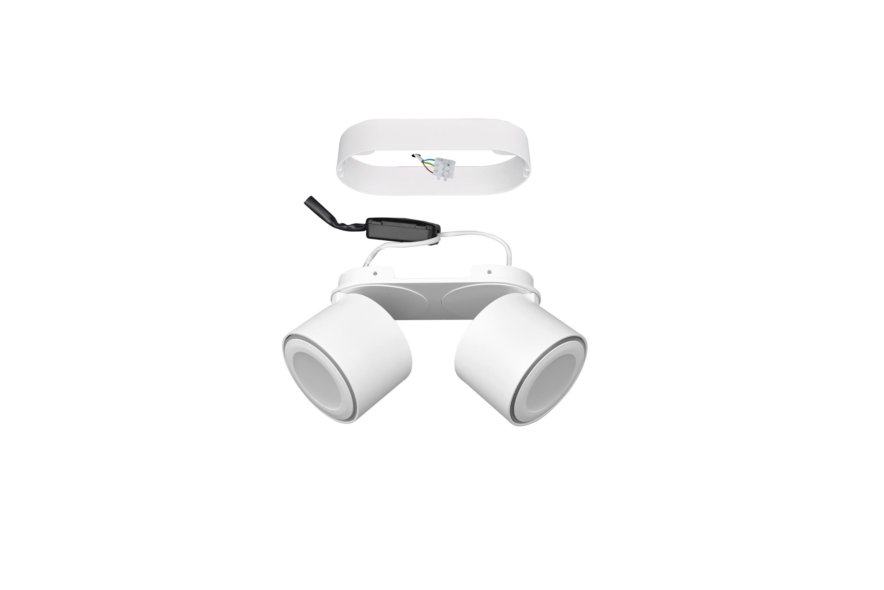 Deckenstrahler 652910231 Taurus - Weiß, Basics, Metall (18/10,6/8,7cm) - Trio Leuchten