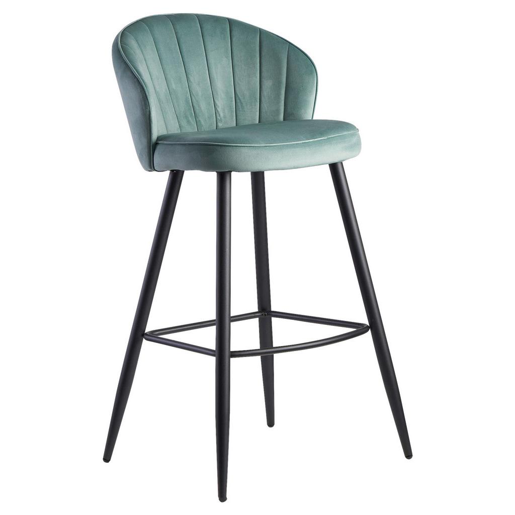 Barhocker mit Lehne Wohnling Hellgrün