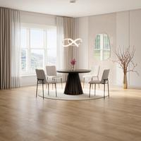 Rozťahovací stôl ENNIO 120 - čierna, Modern, drevo/kompozitné drevo (120-160/76/120cm) - Bessagi Home