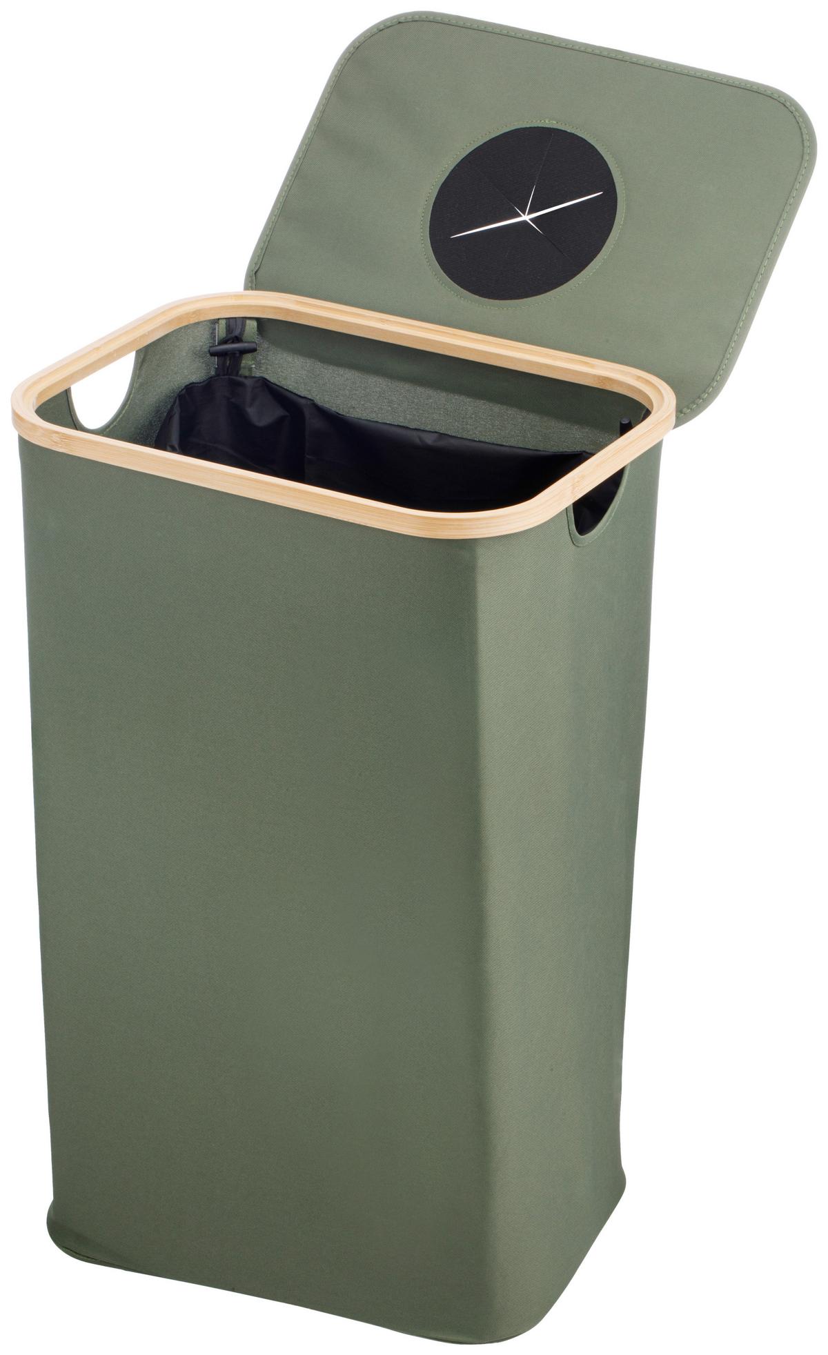 Flaschensammler Herbert - Grün, KONVENTIONELL, Textil (44/33/70cm) - Luca Bessoni