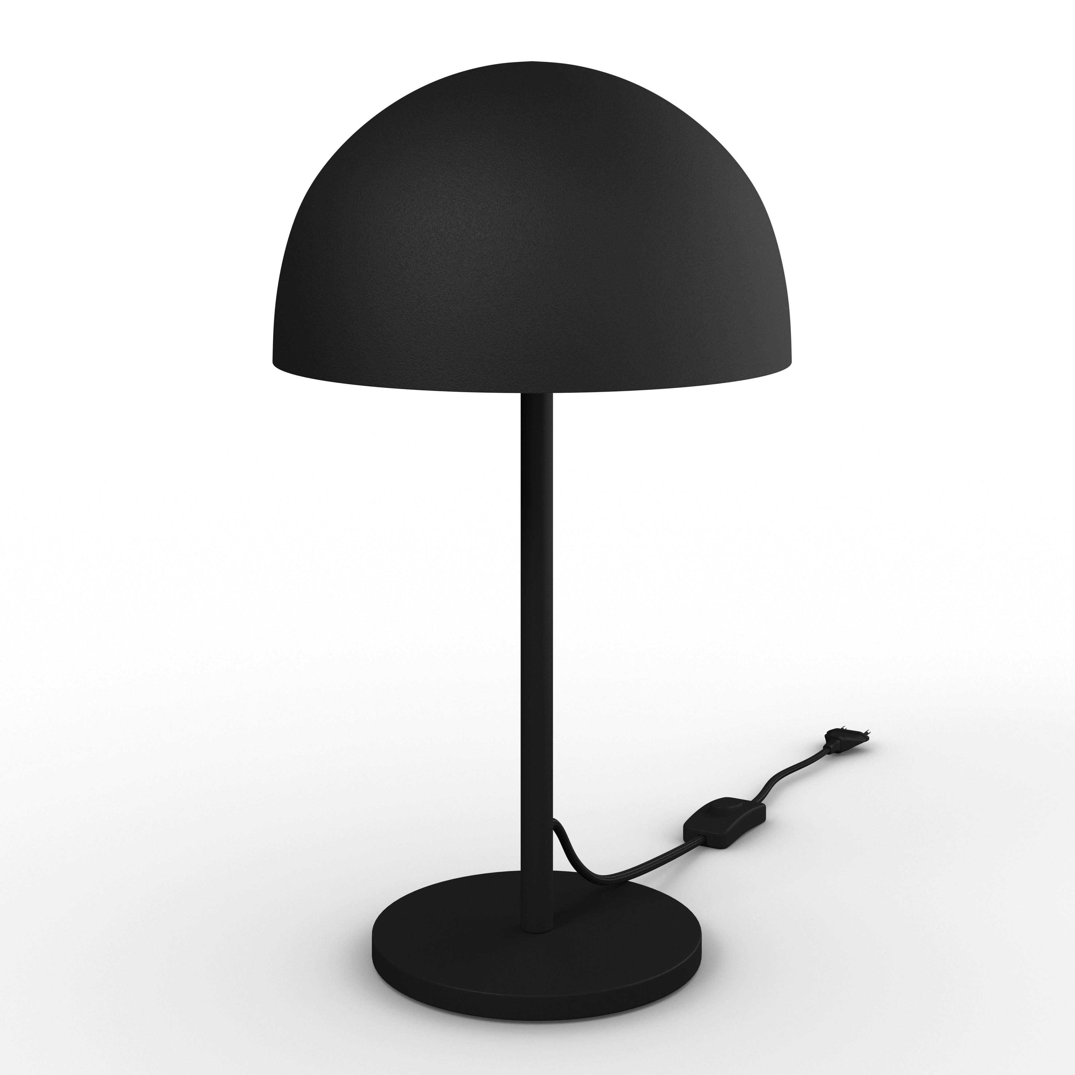 STOLNÍ LAMPA TAILA - černá, Moderní, kov (28/46/28cm) - Bessagi Home