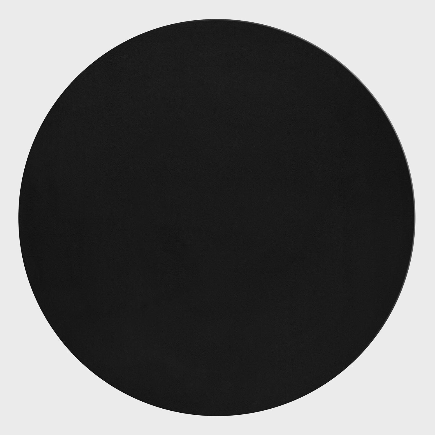 Hochflorteppich, Schwarz Pouffy - Schwarz, Basics, Textil (160/160cm)