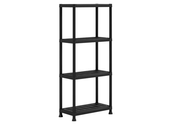 Kunststoffregal Plus B 60cm, Anthrazit - Anthrazit, KONVENTIONELL, Kunststoff (60/135/30cm) - Keter Kunststoffregal Plus B 60cm, Anthrazit - Anthrazit, KONVENTIONELL, Kunststoff (60/135/30cm) - Keter