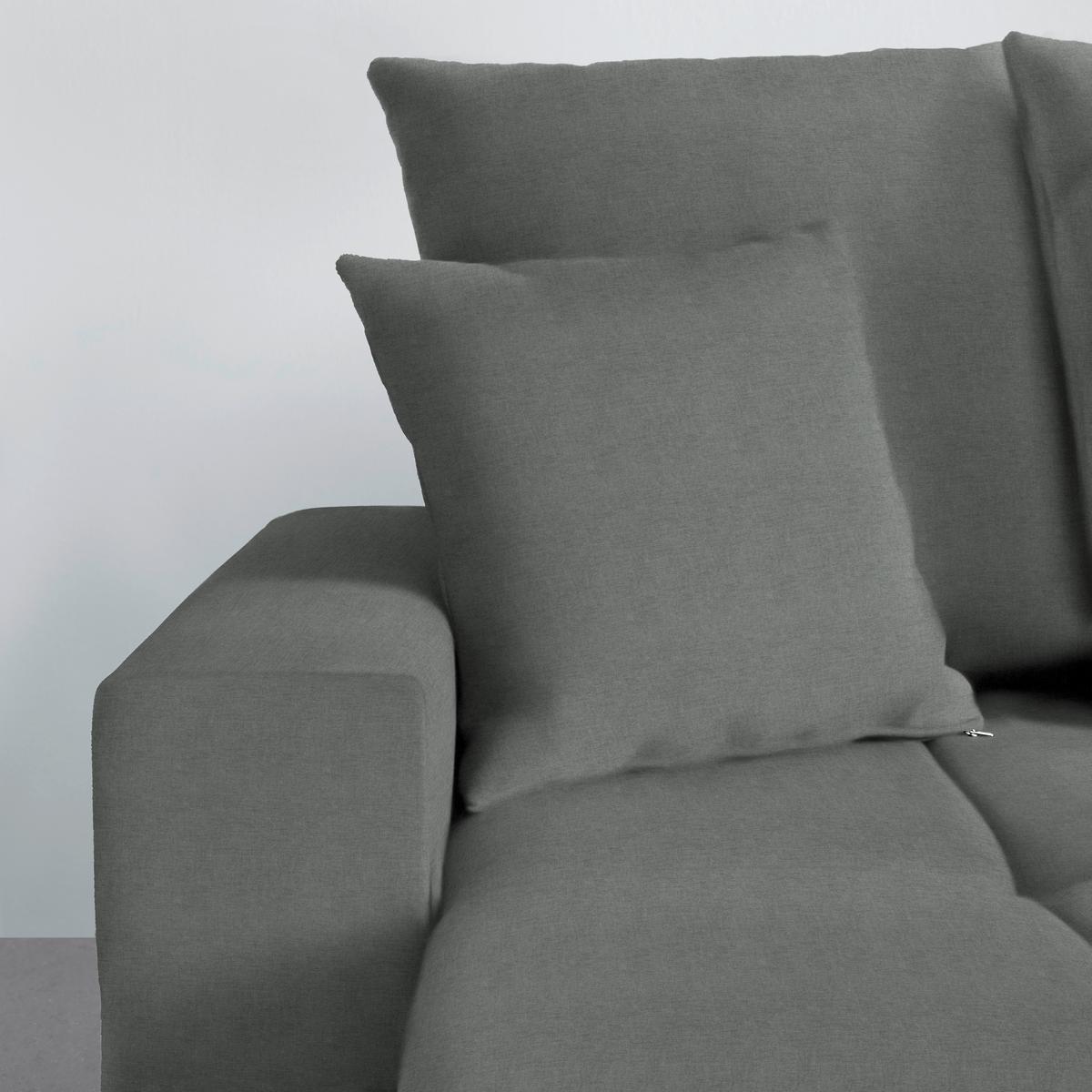 Rohová sedačka ALATRI, oboustr.,grafitová,s polštáři - černá/zelená, Moderní, textil/plast (289/90/176cm) - Based