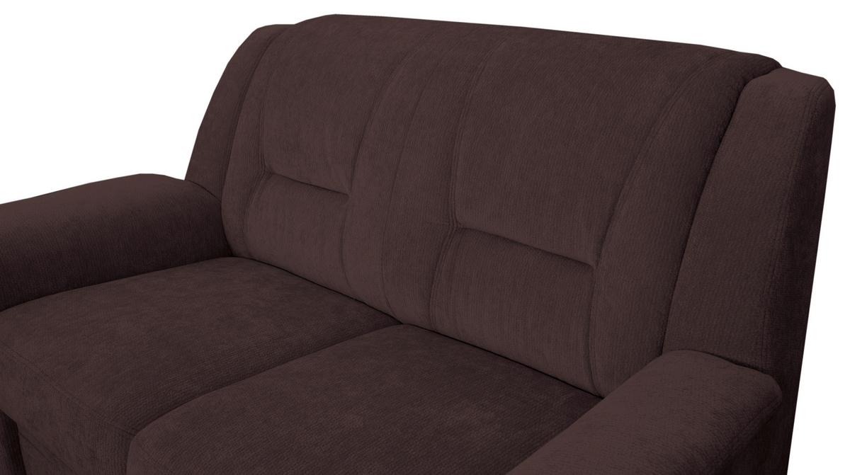 2-SITZER-SOFA Rafael, Dunkelrot B: 152 cm - Schwarz/Dunkelrot, Trend, Textil (152/95/95cm)