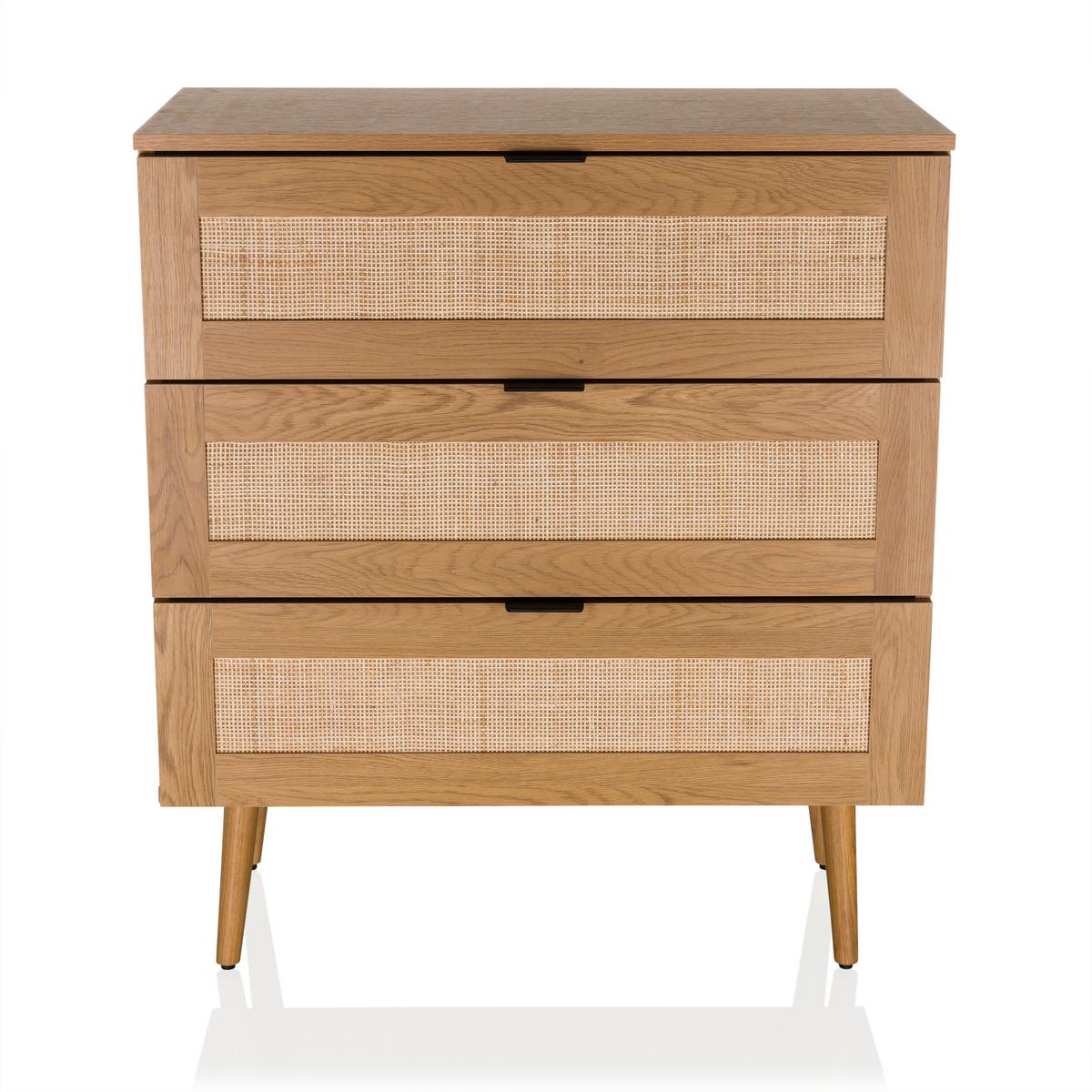 Kommode Boheo Eichefarben B: 80 Cm - Eichefarben, MODERN, Holzwerkstoff (80/90/40cm) - MID.YOU