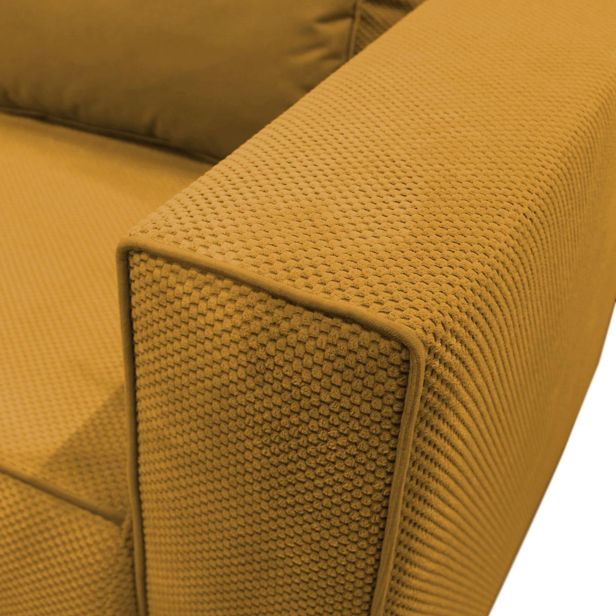 Récamiere Iga Re Gelb B: 168 cm - Gelb/Rosa, Design, Textil (168/73/99cm) - MID.YOU