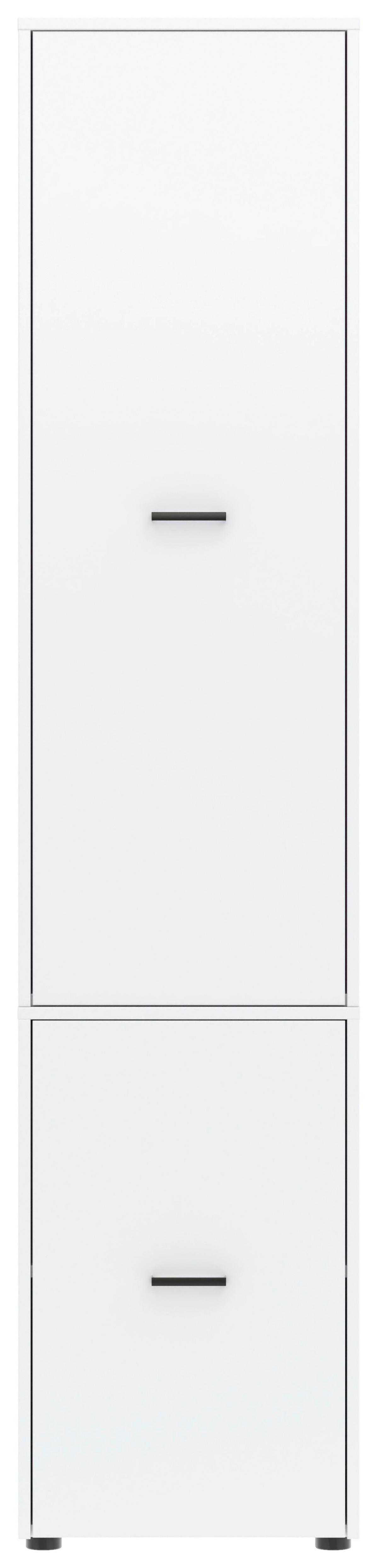 Kleiderschrank Kivo Weiß, B: 45 cm - Weiß, Basics, Holzwerkstoff (45/199,6/52,1cm)