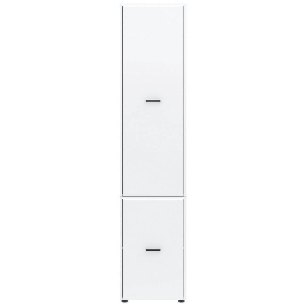 Kleiderschrank Kivo Weiß, B: 45 cm
