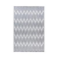 Teppich Grau/Weiß Sarai 160x230 cm - Weiß/Grau, KONVENTIONELL, Textil (160/230cm) - Kayoom