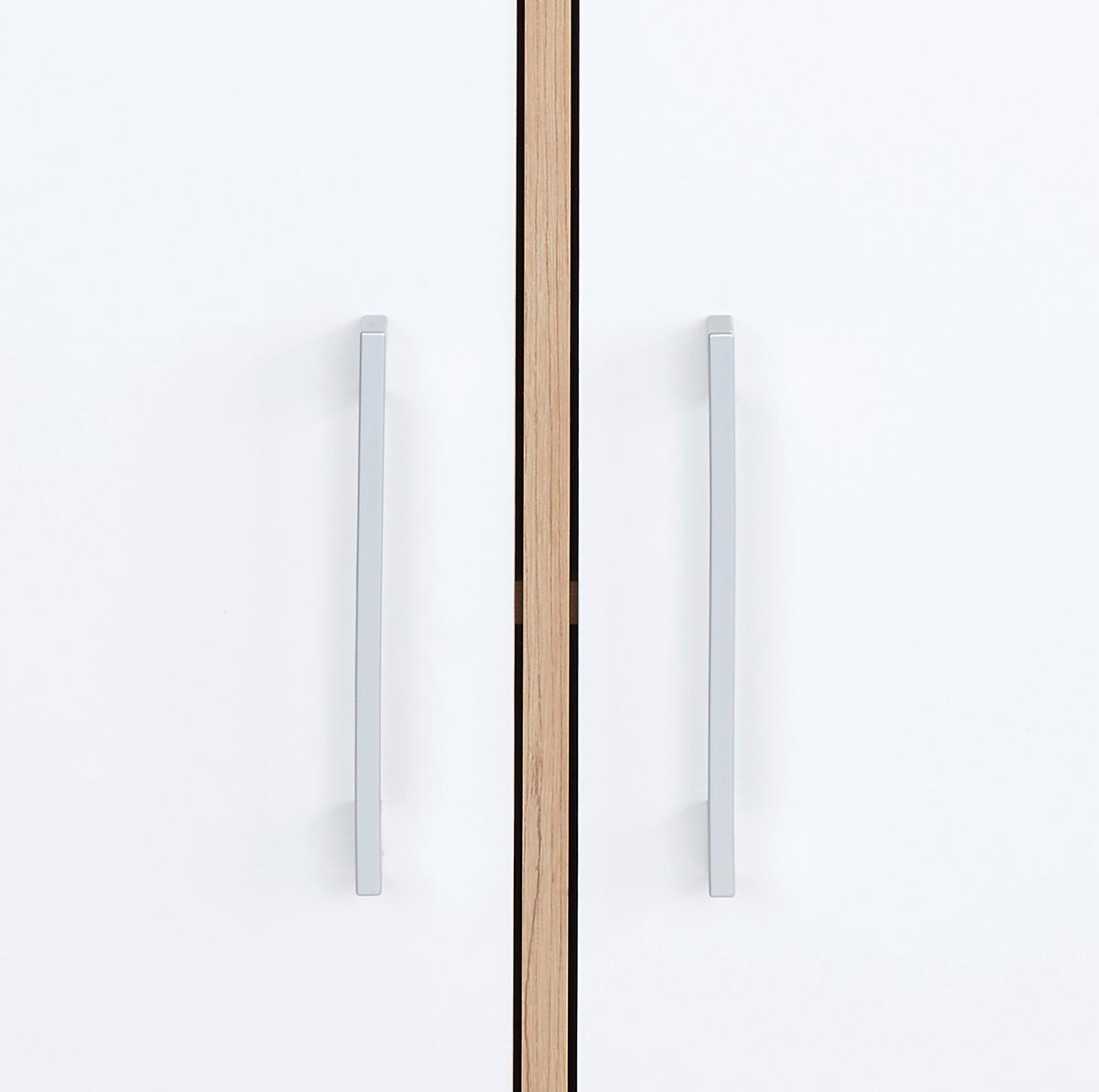 Komód Box 98/85 Cm - tölgyfa színű/fehér, Modern, faalapú anyag (99/85/40cm) - Ondega