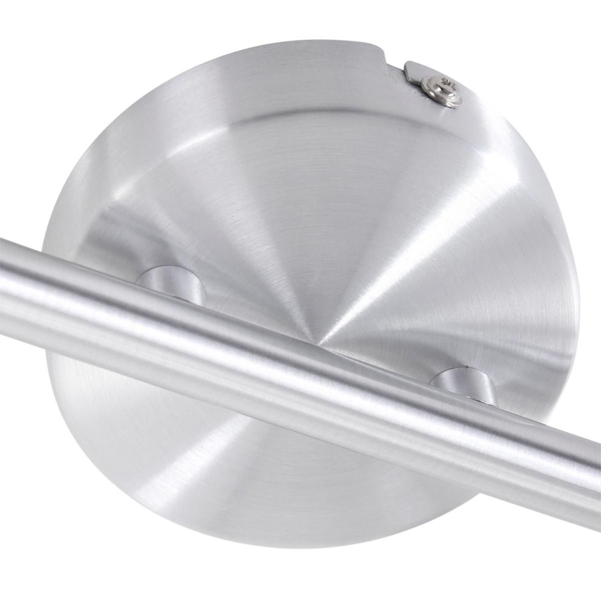 Deckenleuchte Natasja Led - Silberfarben, Trend, Metall (12/12/12cm)