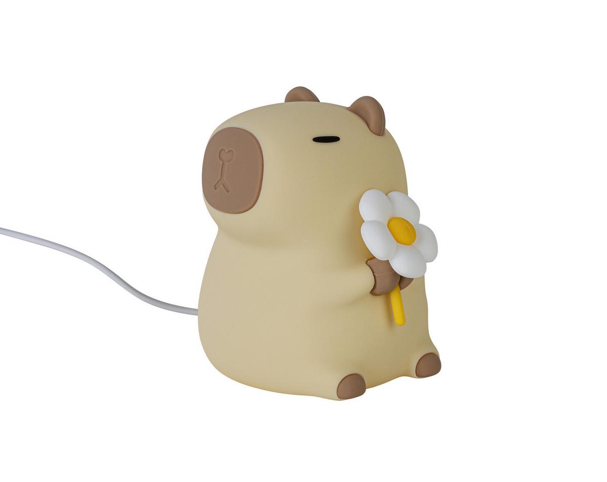 NOČNÍ SVĚTLO CAPYBARA - krémová, Moderní, plast (11/9,2/9cm) - Mömax