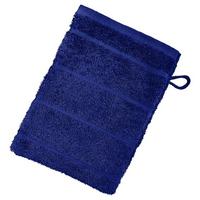 Waschlappen Liliane Dunkelblau Baumwolle - Dunkelblau, KONVENTIONELL, Textil (16/21cm) - Ondega