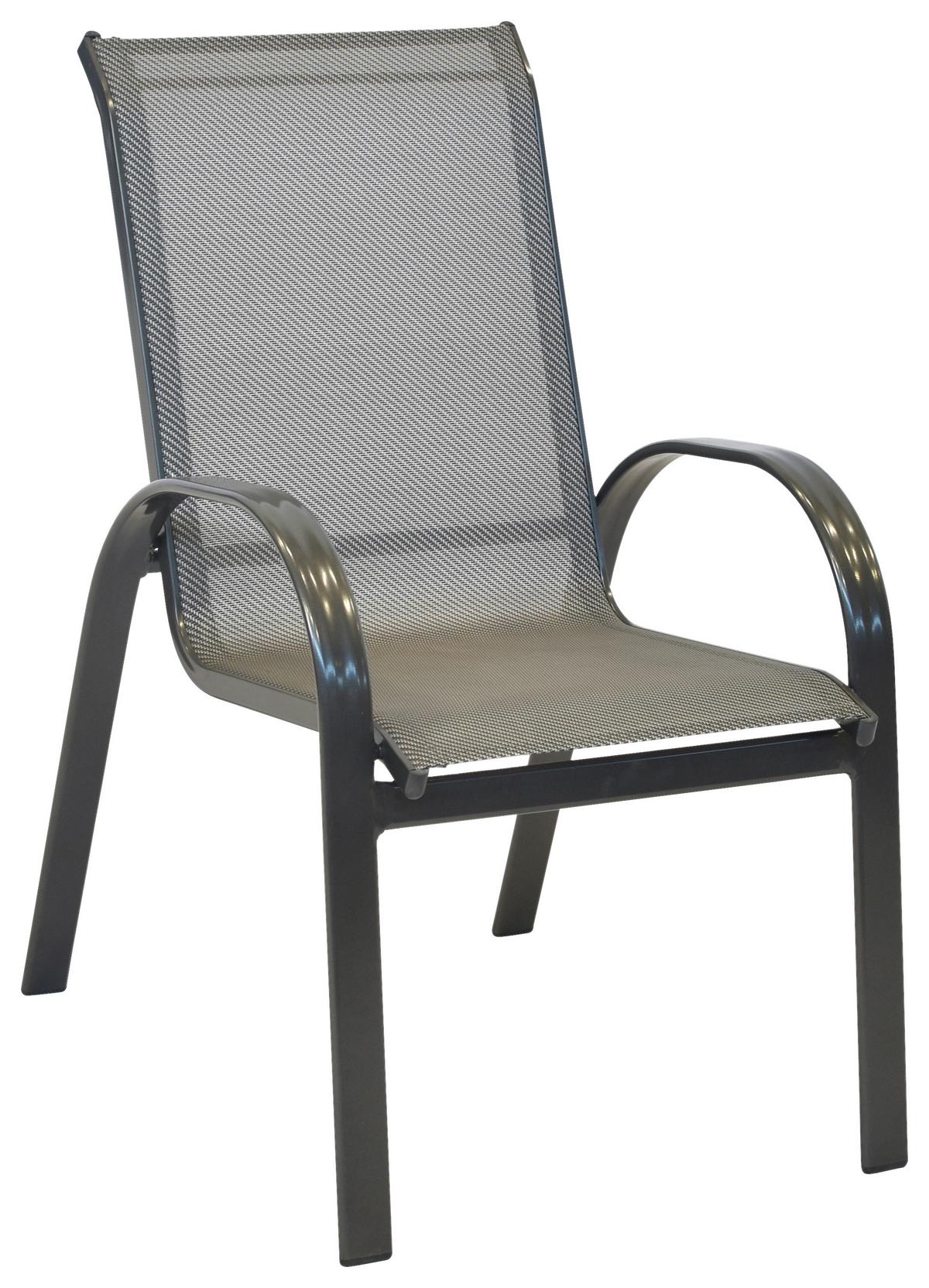 Gartengarnitur 7-Tlg Amalfi aus Aluminium - Graphitfarben/Grau, MODERN, Textil/Metall - Gardenson