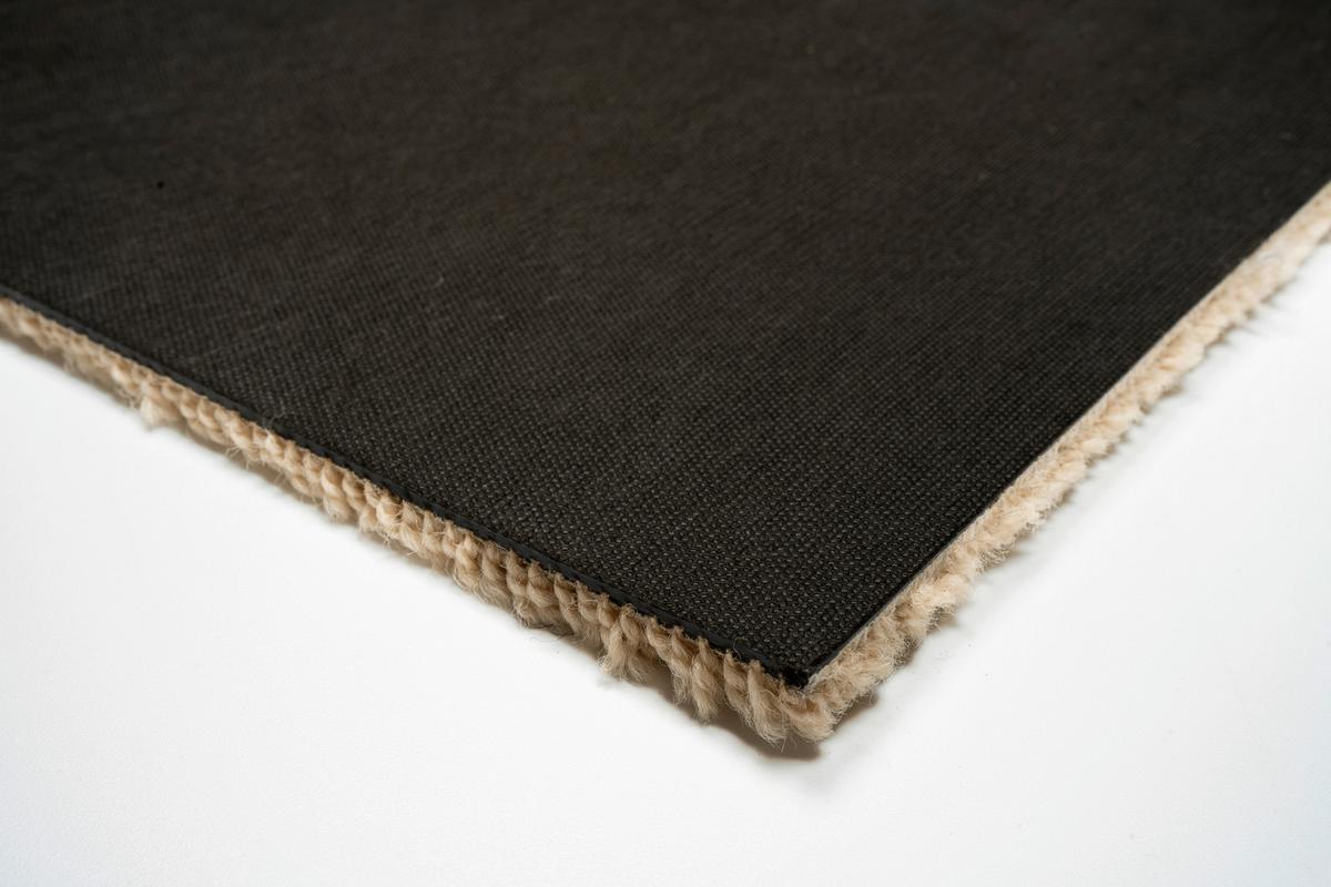 Teppichfliese Beige Carousel 50x50 cm Florhöhe 10 mm - Beige, Basics, Textil (50/50cm)