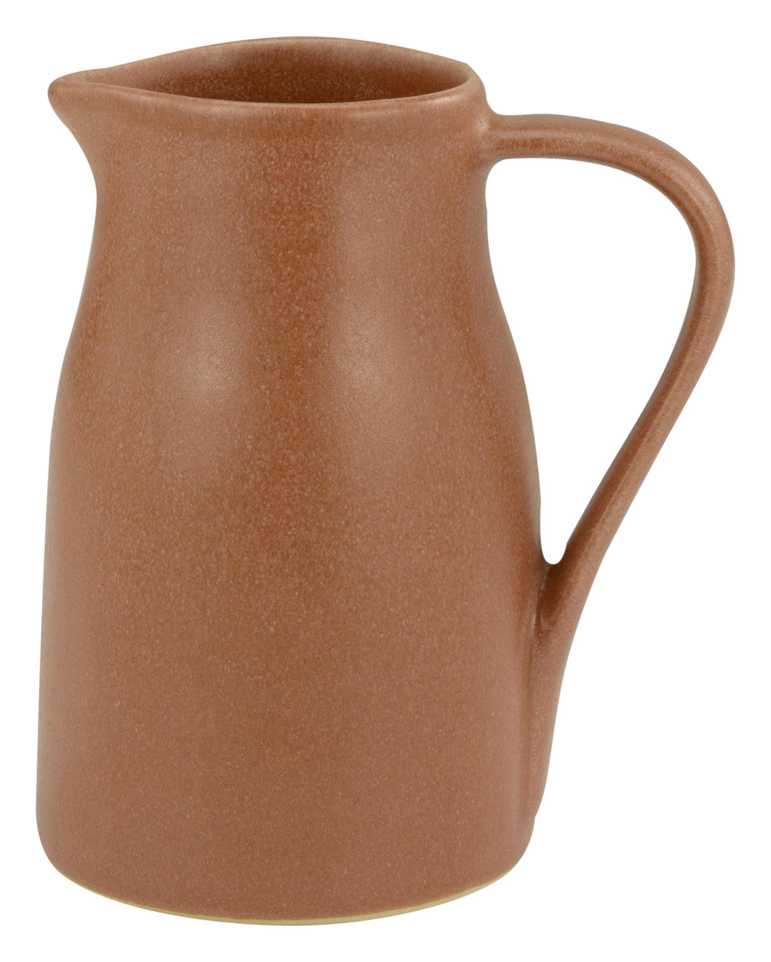 Džbánek Sahara - S, 400ml - terracotta, Lifestyle, keramika (11,5/9/13,5cm) - Zandiara
