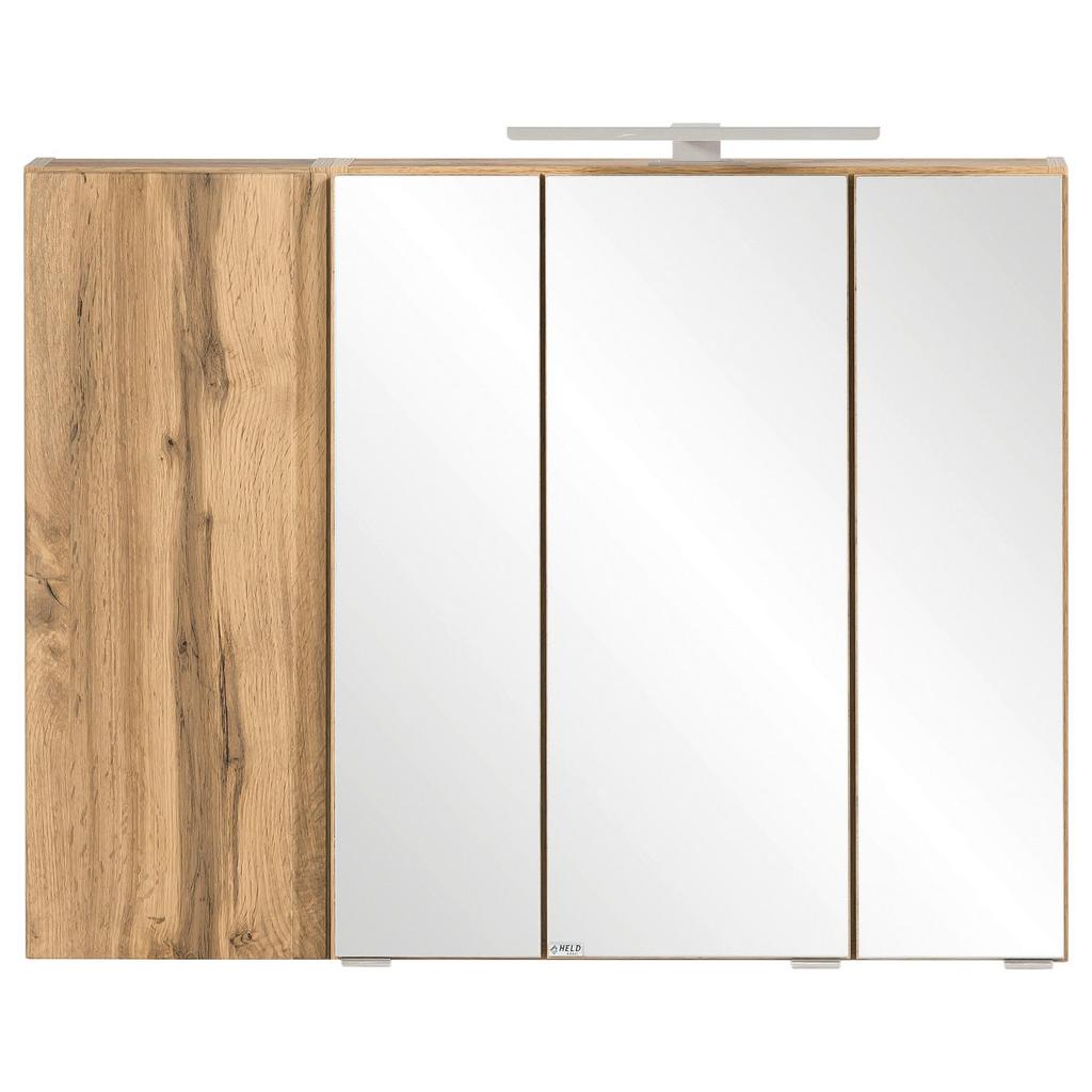 Spiegelschrank Varese B: 85 cm Wotaneiche Dekor