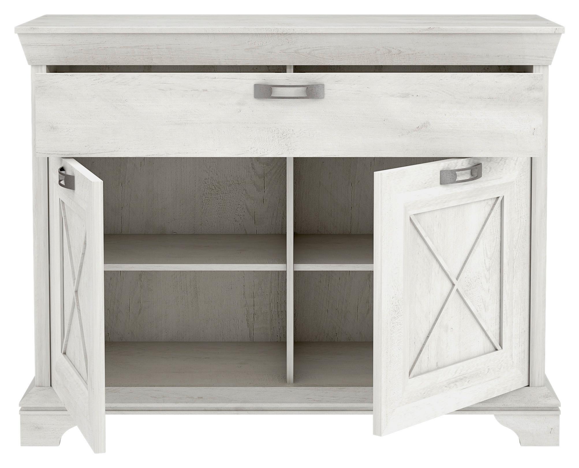 Weißes Sideboard Landhausstil mit viel Stauraum