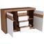 Komoda Kashmir New Kak01 - farby dubu/biela, Moderný, kompozitné drevo (142/89/41cm) - James Wood Komoda Kashmir New Kak01 - farby dubu/biela, Moderný, kompozitné drevo (142/89/41cm) - James Wood