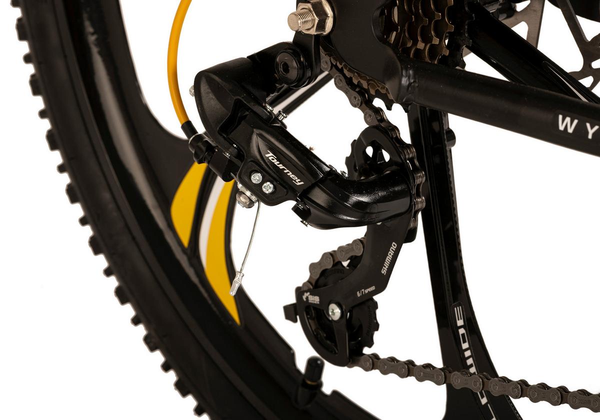 Mountainbike 414m - Schwarz, MODERN, Metall (25/140/60cm)