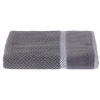 Duschtuch Rocky Baumwolle 500 G/m2 Grau 70x140 Cm - Grau, ROMANTIK / LANDHAUS, Textil (70/140cm) - James Wood