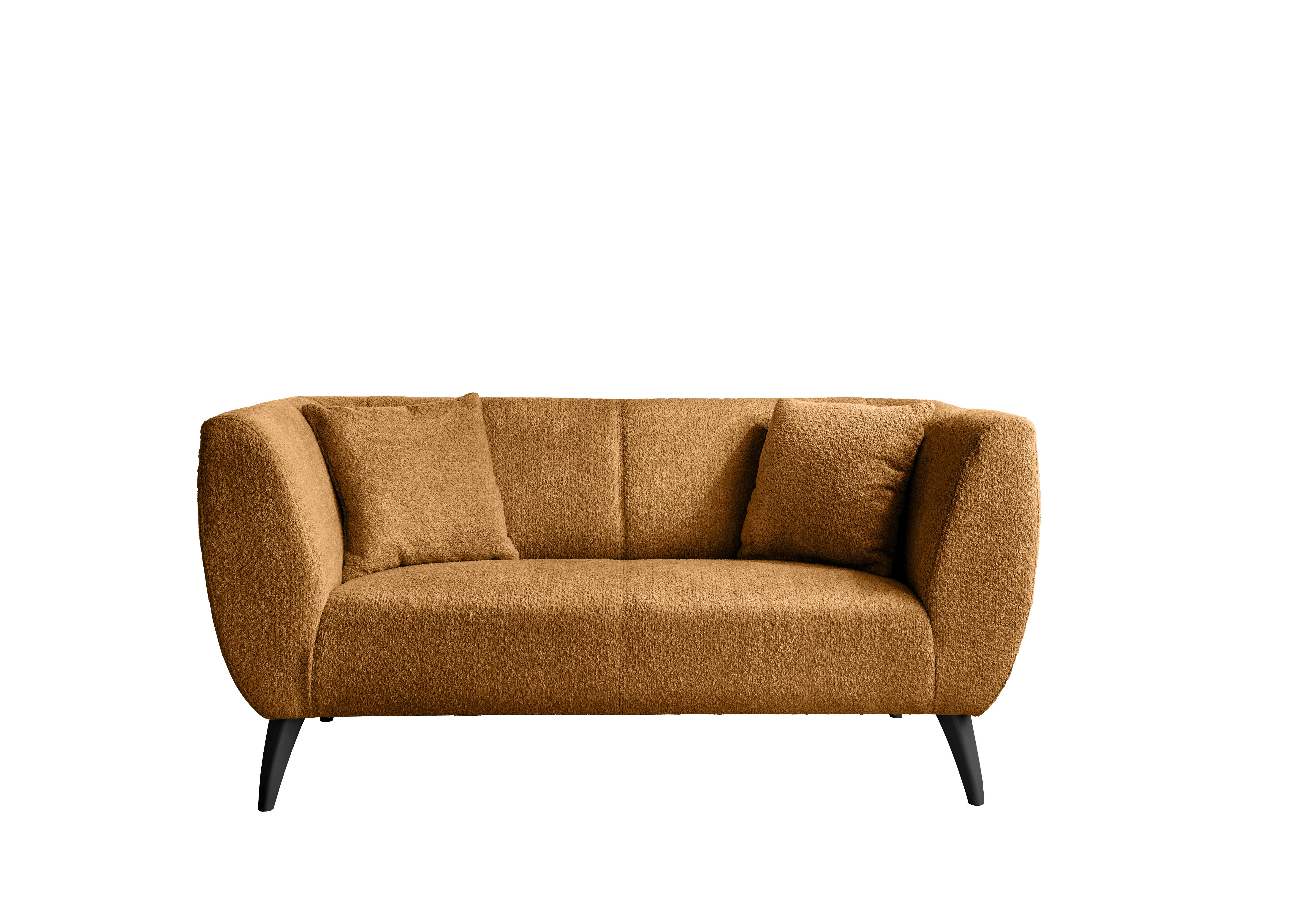 2-Sitzer-Sofa Colori Goldfarben, Rücken Echt - Goldfarben/Schwarz, MODERN, Textil (172/83/88cm) - MID.YOU