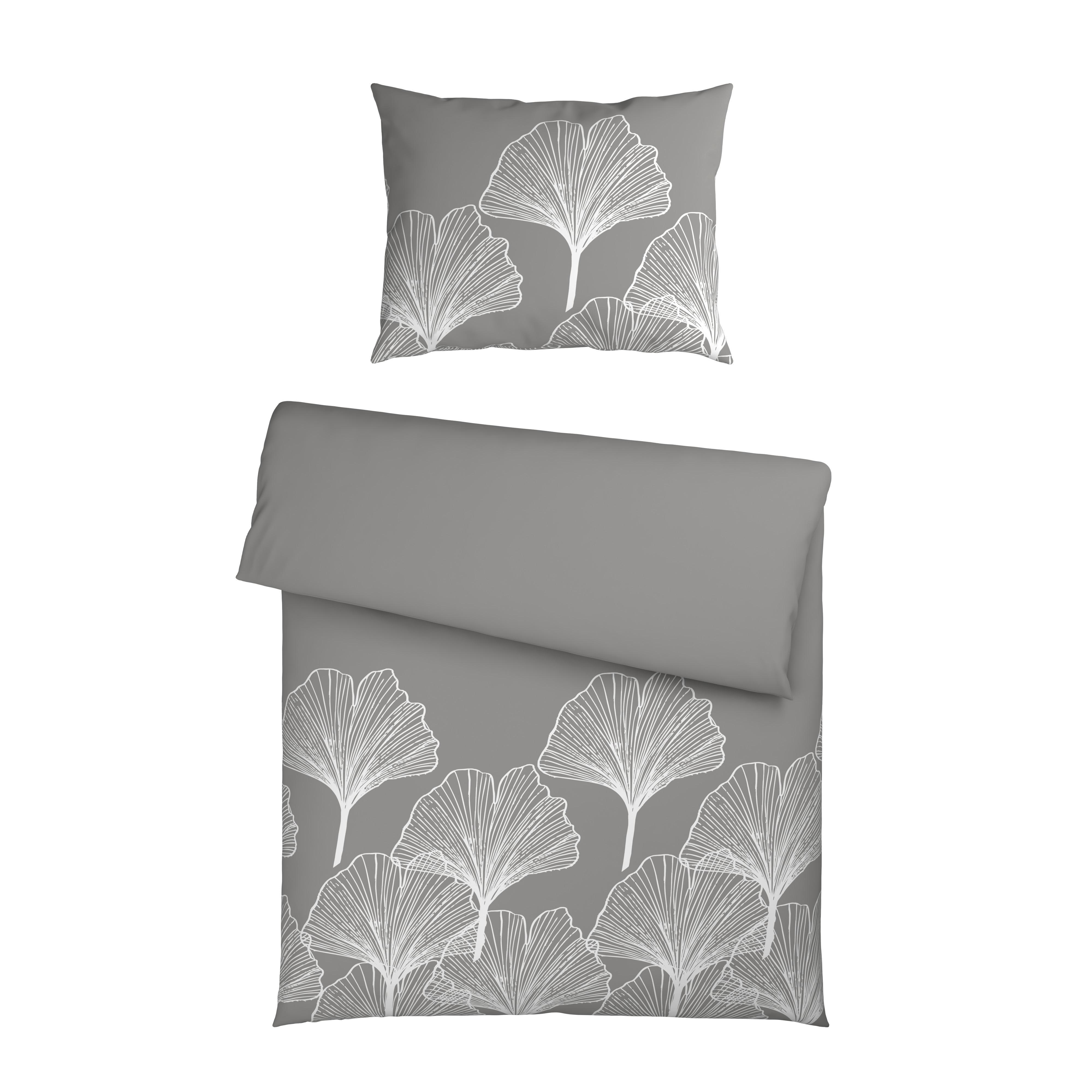 POVLEČENÍ NOA - šedá/bílá, textil (140/200cm) - Mömax