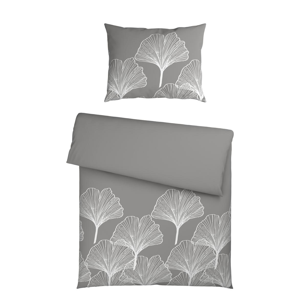 POVLEČENÍ NOA - šedá/bílá, textil (140/200cm) - Mömax