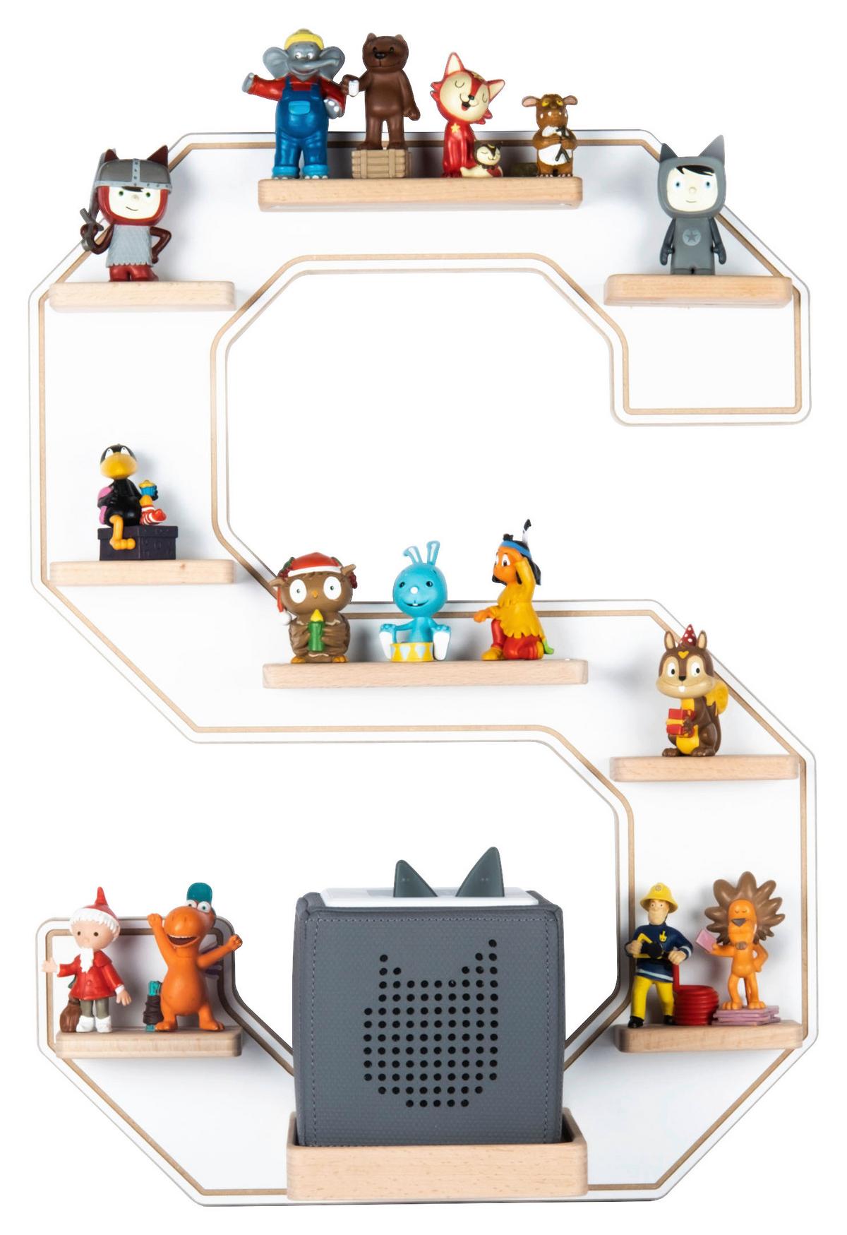 Kinderregal Boarti Weiß B: 40 cm - Weiß, MODERN, Holzwerkstoff (40/54/19cm) - MID.YOU