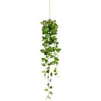 Kunstpflanze, Philodendron inkl. Aufhängung, H: 95 cm - Grün, Design, Kunststoff (95cm) - P & B